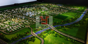 涿州規(guī)劃館---城市規(guī)劃沙盤順利驗收并開館！