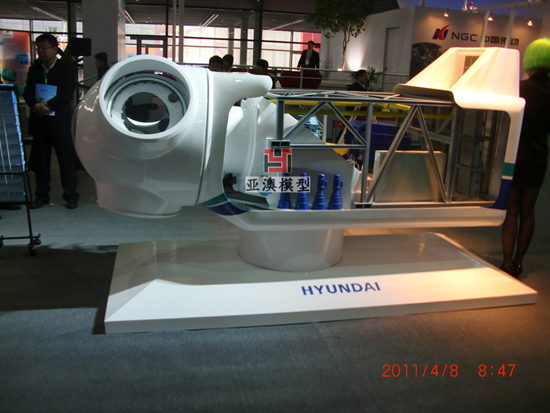 風(fēng)機(jī)機(jī)組剖面模型